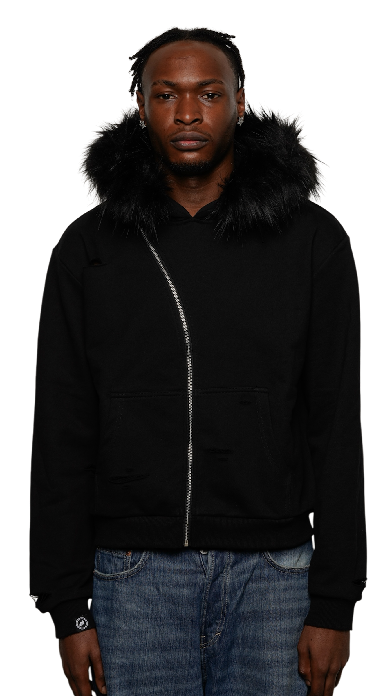 FUR HOODIE (DETACHABLE)